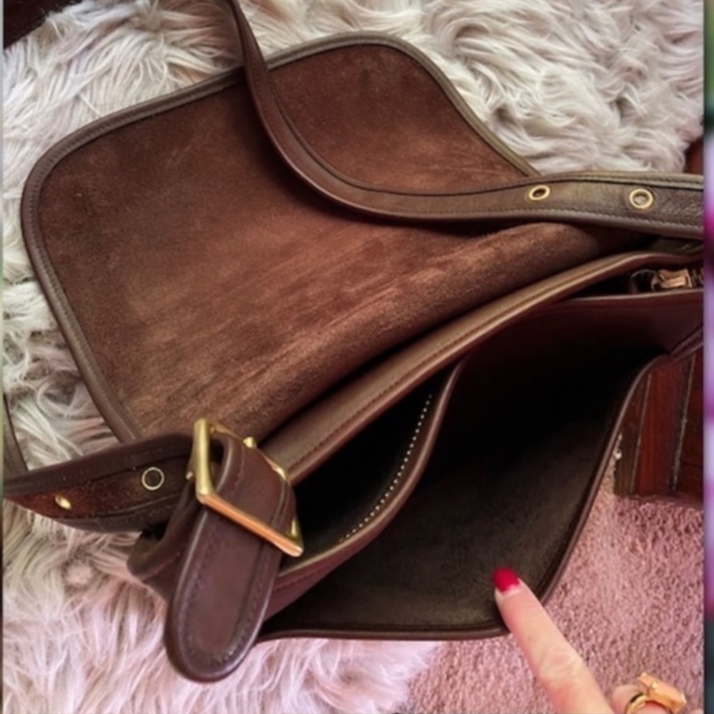 COACH VINTAGE PATRICIA’S LEGACY BROWN CROSSBODY BAG 9951 - Picture 14 of 17